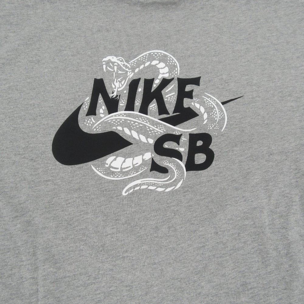 Nike SB Skate Long Sleeve Shirt Mens Size Medium Grey Heather NEW - Picture 6 of 9